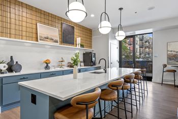 Community Kitchen at Avant at the Arboretum Apartments in Lisle, IL 60532